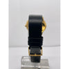 Movado Men's Solar Black Dial Black Leather Band Watch 0603132