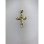 14K Toned Cross with CZ Stones CHAR019