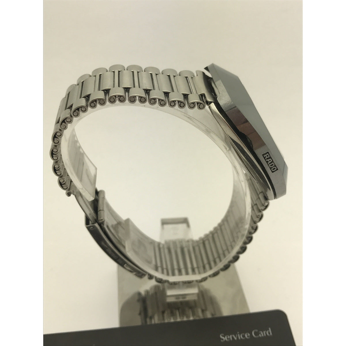Rado DiaStar Men's Original Tungsten & Steel Silver Dial Watch 648.0408.3