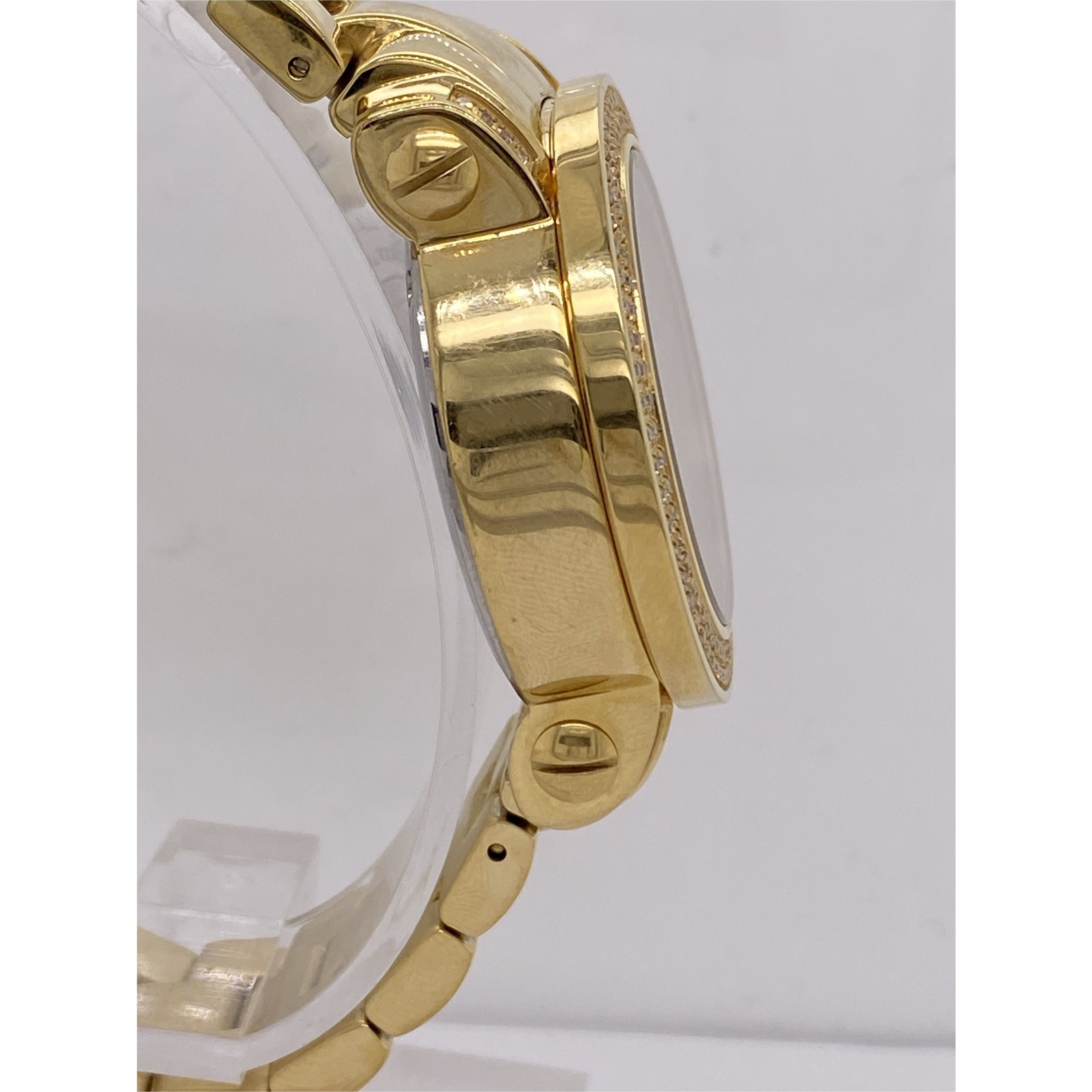 Joe Rodeo Rio 1.25CT. Bezel MOP Dial Yellow Gold Bracelet Watch