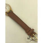 Rocar Ladies 15 Jewels Antimagnetic Brown Leather Band Watch 6047