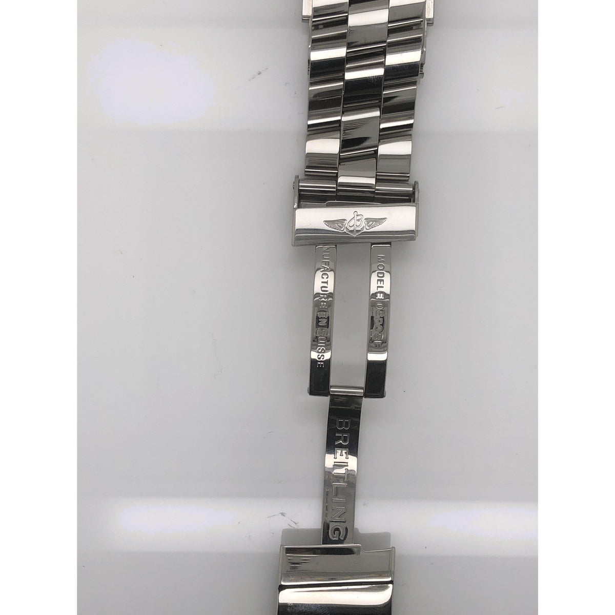Breitling Professional Co-Pilot Stainless Steel Band Bracelet 22-20mm 143A
