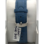 Shshd Ladies Blue Dial Stainless Steel Case Blue Leather Band Watch 4039