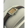 Emporio Armani Ladies Bronze Dial Brown Genuine Leather Strap Watch AR5507