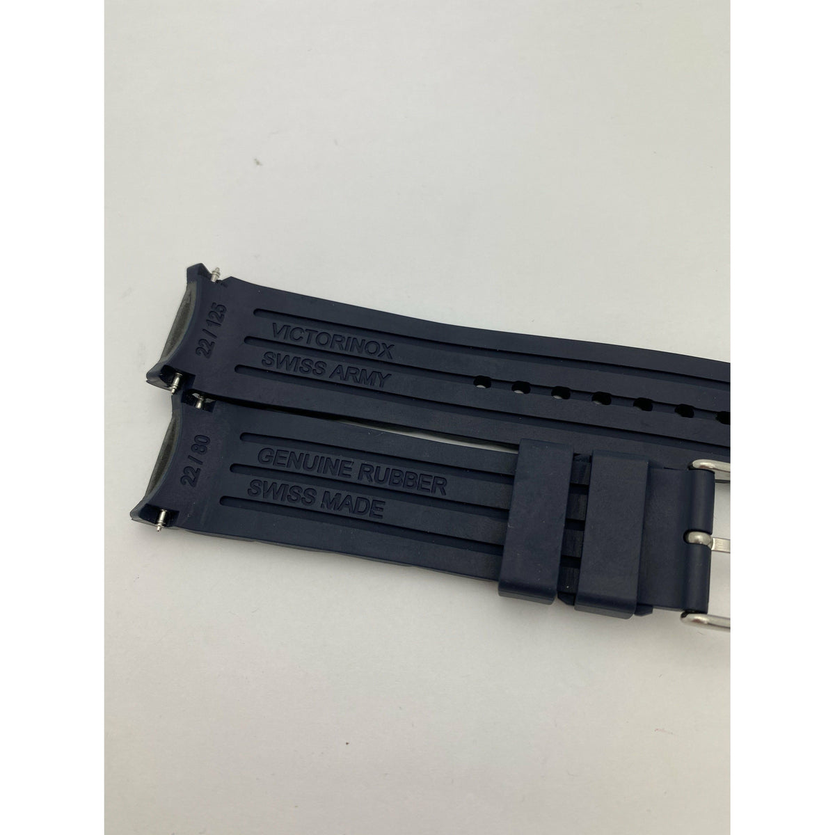 Victorinox Swiss Army Navy Blue Rubber Strap for Watch 241690