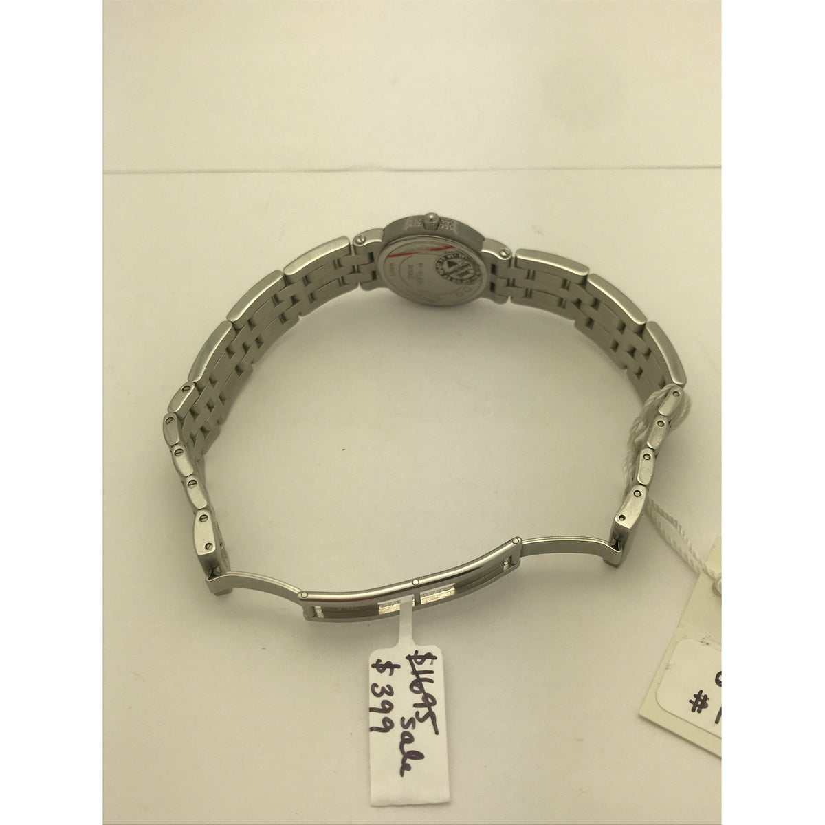 Movado Ladies Black Museum Dial Stainless Steel Bracelet Watch 0603688