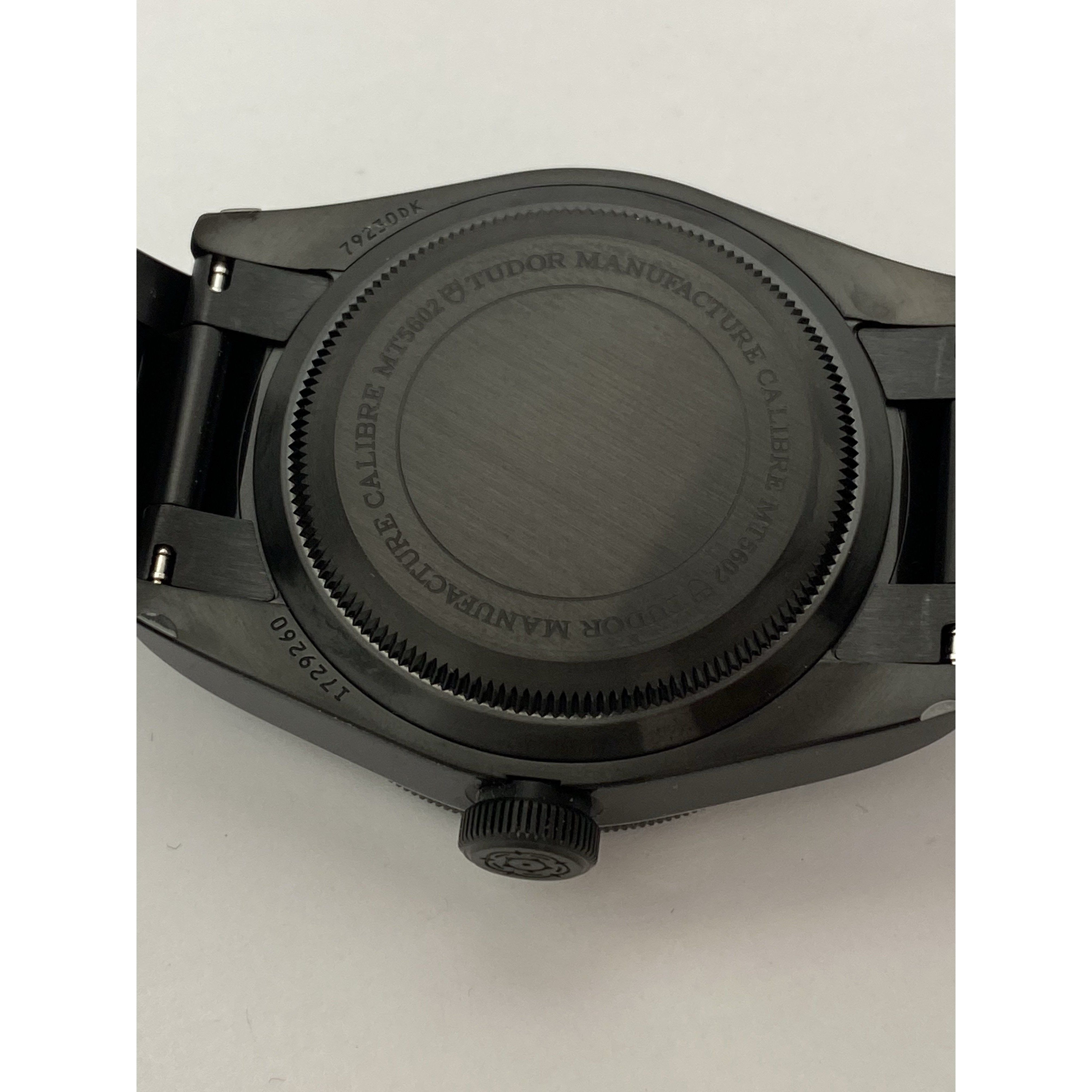 Tudor Geneve Men's Heritage Black Bay Dark Automatic Watch