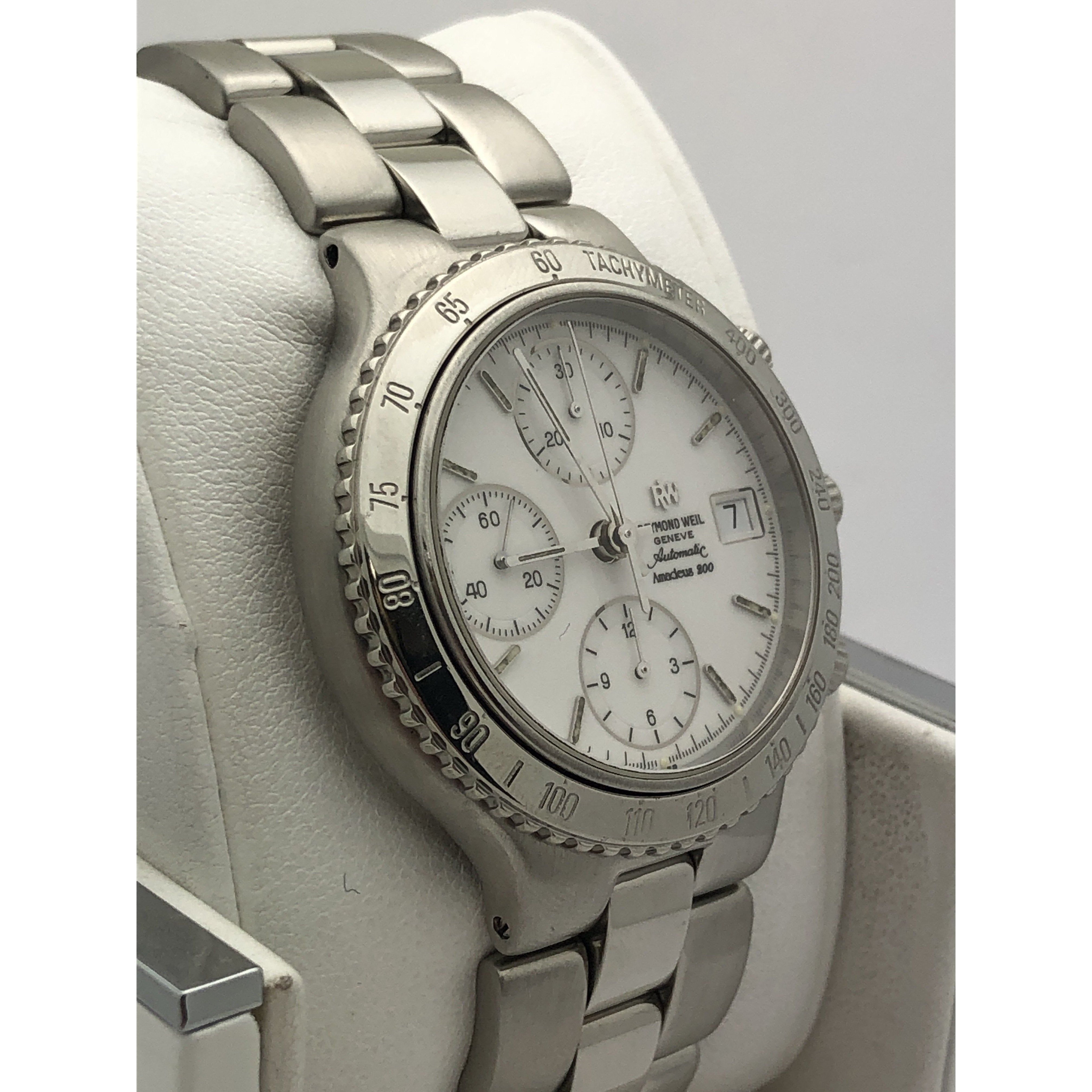 Raymond Weil Geneve Amadeus 200 Unisex White Dial Automatic Watch