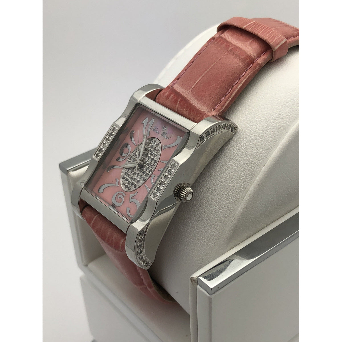 Lucien Piccard Ladies Pink Dial Stainless Steel Case Pink Brand Watch 1B-323