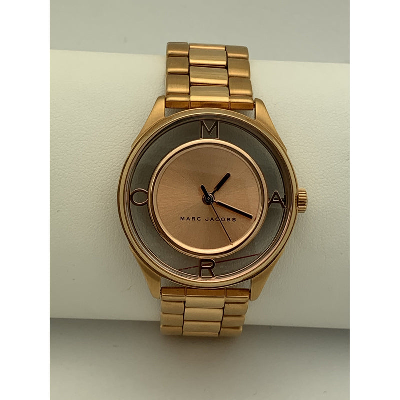 Marc Jacobs Women's Tether Rose Gold Tone Stainless Steel Watch MJ3414