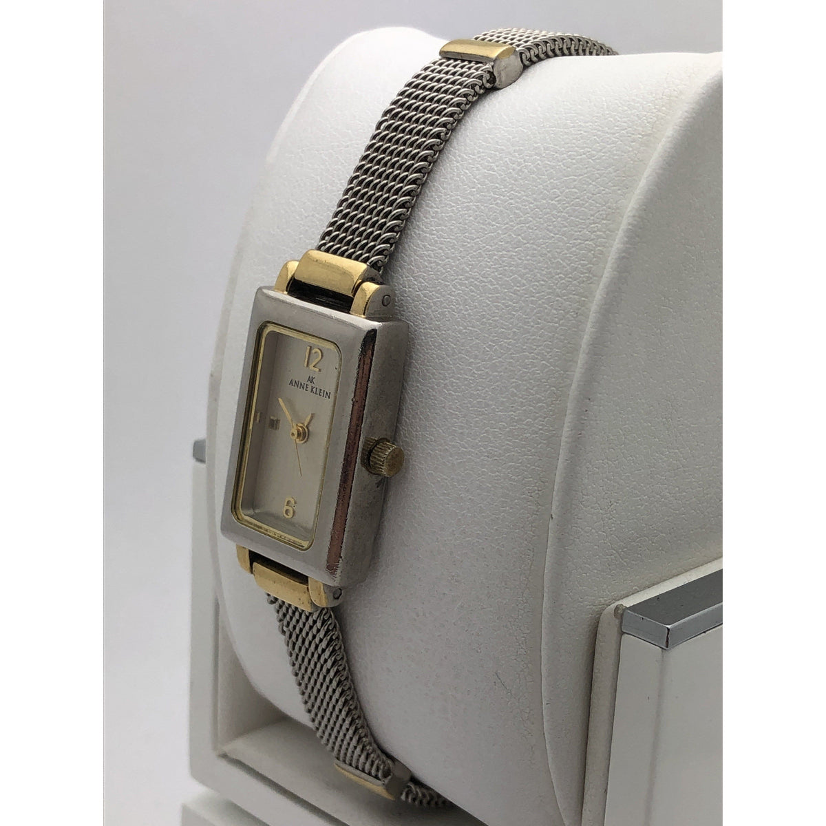 Anne Klein Ladies Silver Tone Dial Silver Tone Bracelet Watch 753H