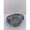 Techno Swiss Ladies Blue Snowflake Dial Blue Leather Strap Quartz Watch TSM-0669