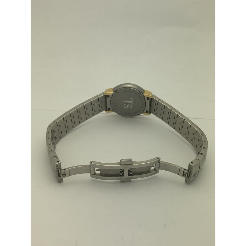 Movado Ladies Black Museum Dial 2 Tone Stainless Steel Bracelet Watch 81.G4.1832