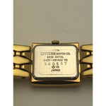 Citizen Elegance Ladies Black Dial Yellow Gold Stainless Steel Bracelet Watch 960557