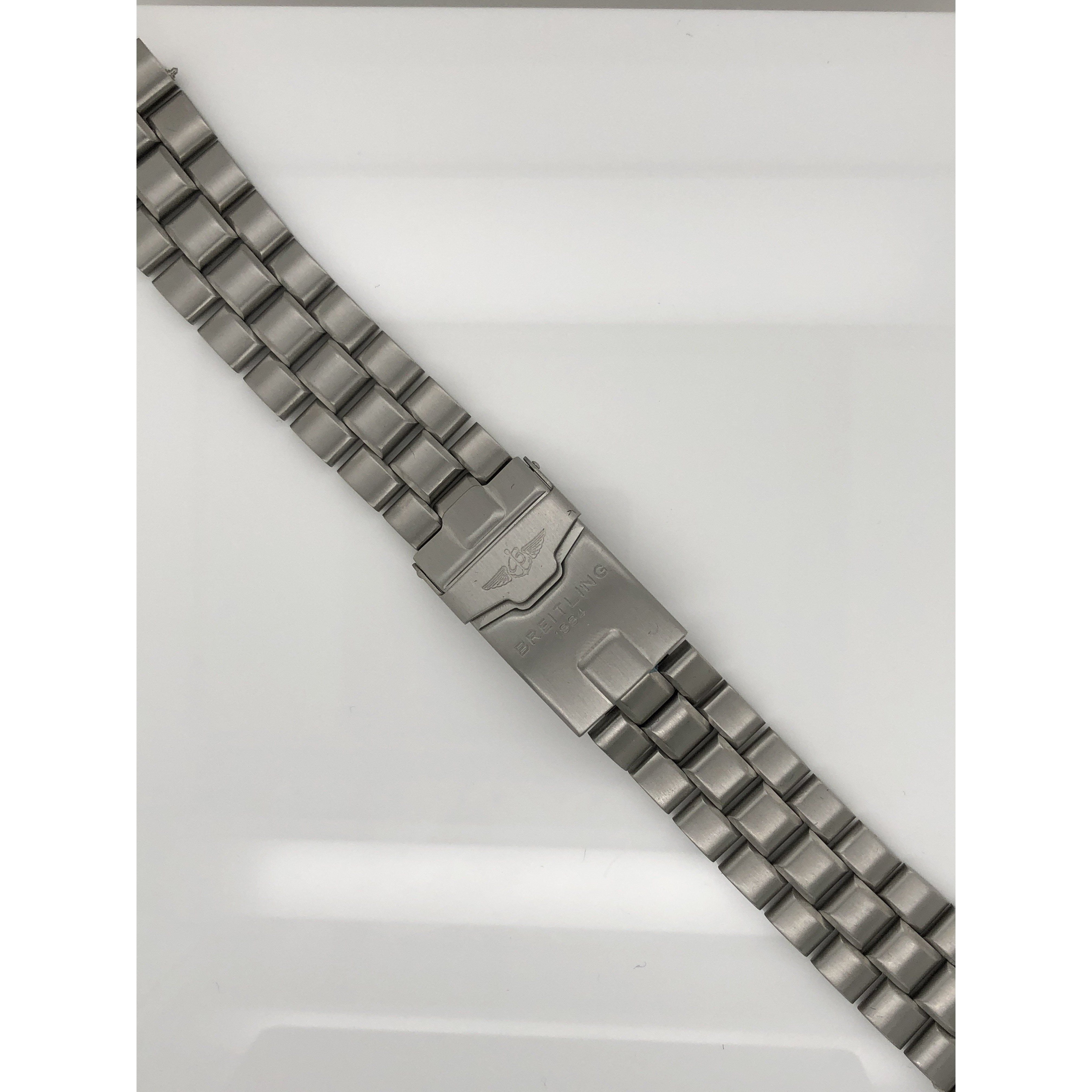 Breitling Silver Stainless Steel Strap Deployment Buckle 879A