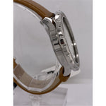 Dolce & Gabbana Time Men's 2ct. Diamond Bezel White Dial Brown Leather Strap Watch 3719340281