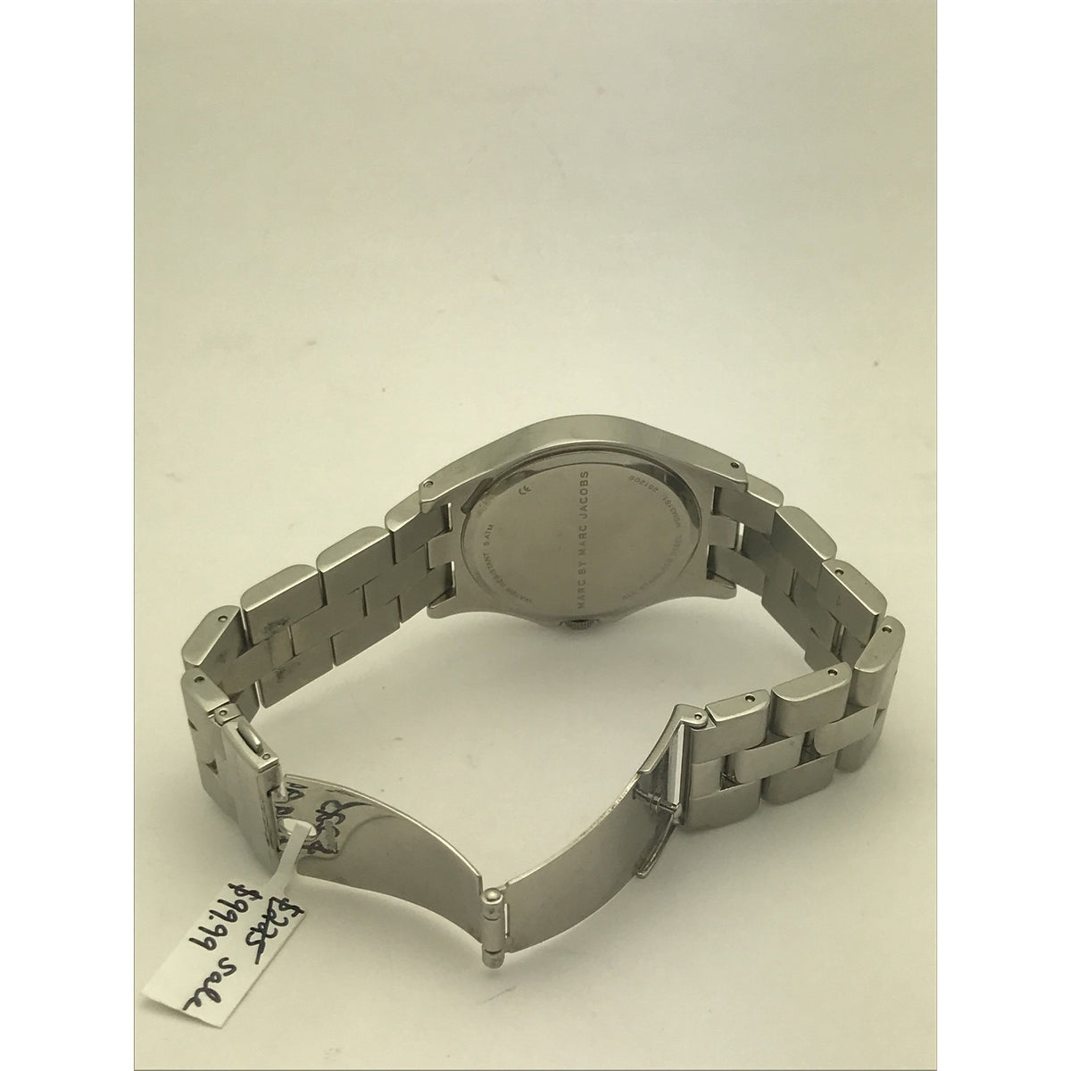 Marc Jacobs Ladies Silver Dial Stainless Steel Bracelet Watch MBM3161