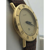 Gucci Ladies Gold Tone Dial Brown Leather Strap Watch 3000L