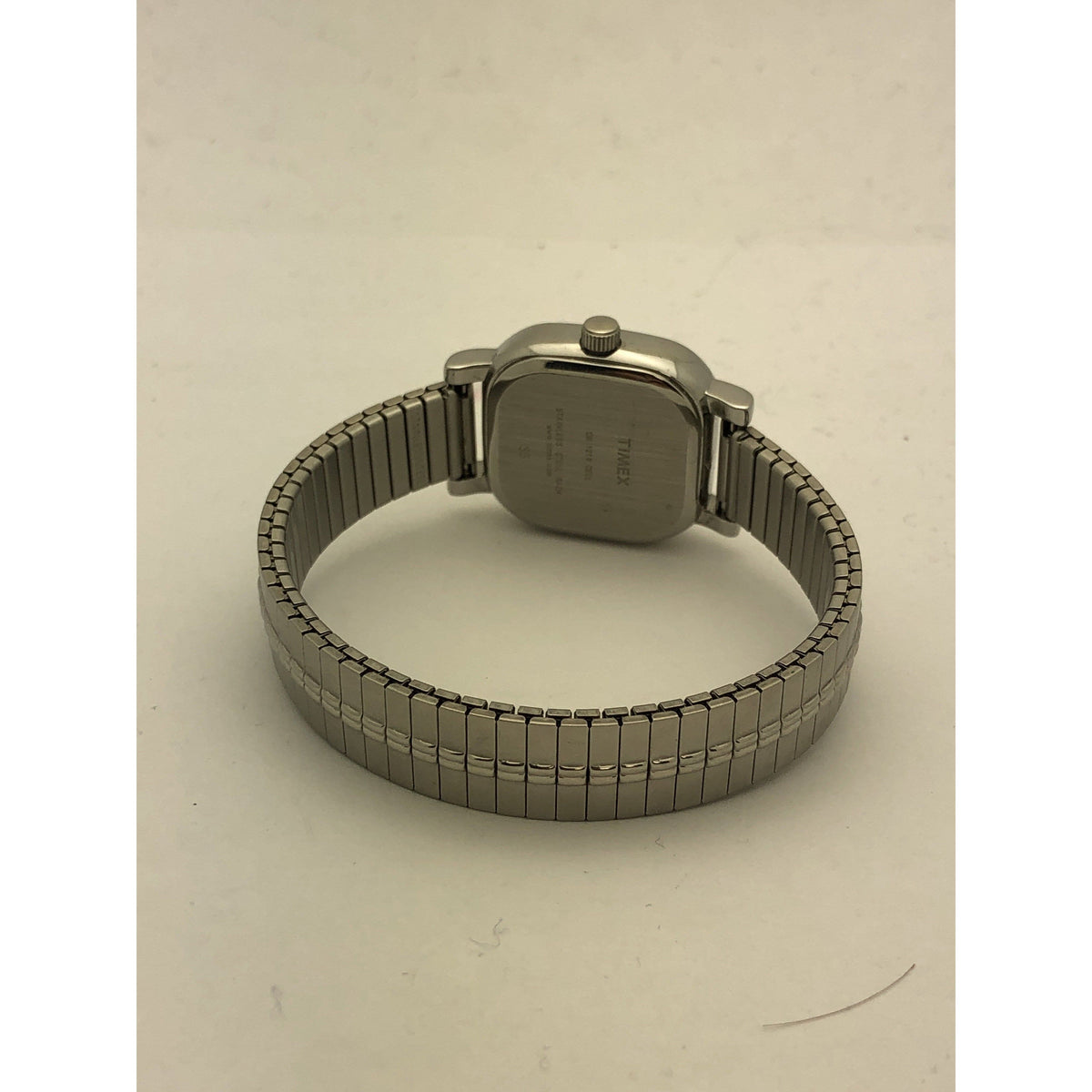 Timex Ladies Pink Dial Silver Tone Stainless Steel Bracelet Watch S5