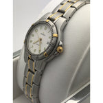 Movado Ladies Quartz White Dial Two Tone Stainless Steel Watch 0602952