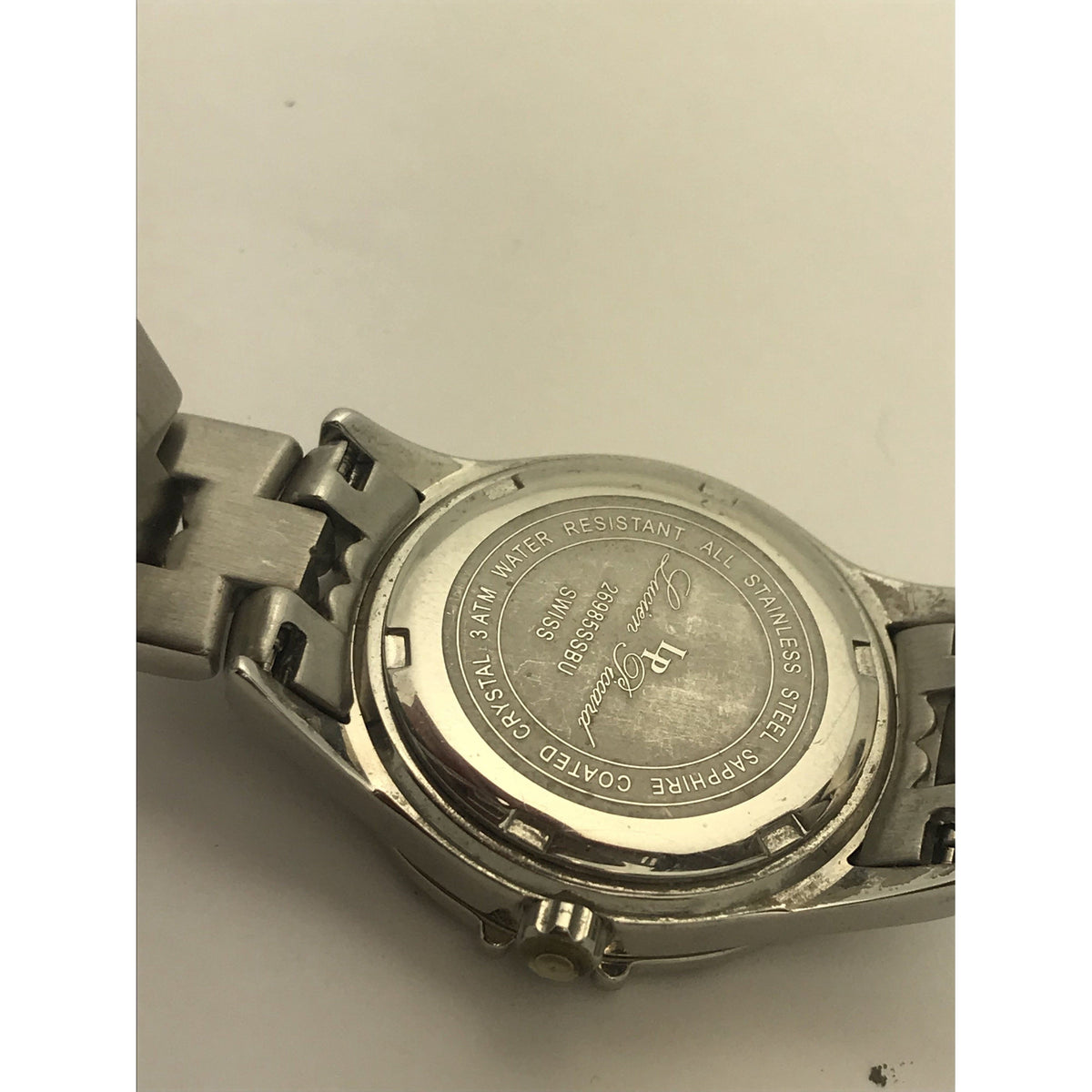 Lucien Piccard Ladies Mother of Pearl Dial Stainless Steel Watch 26985SSBU