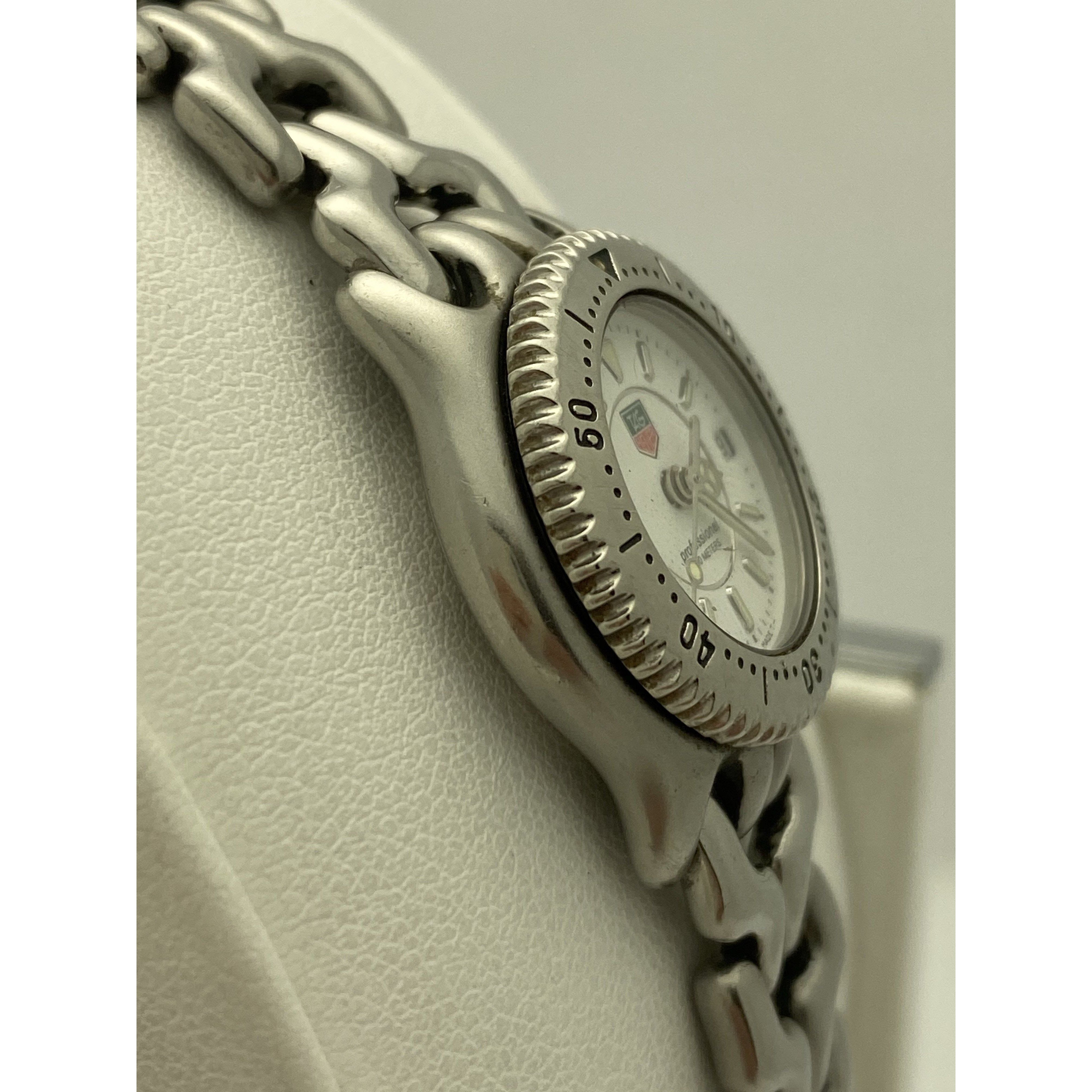 Tag Heuer Professional 200M Ladies White Dial Silver