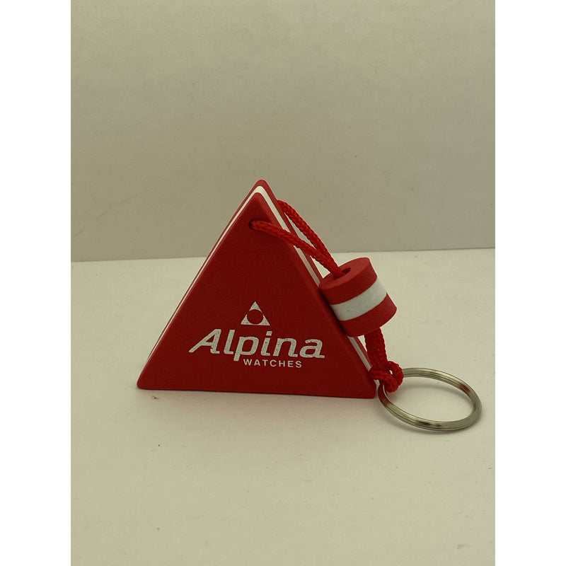 Alpina Red Foam Triangle Keychain