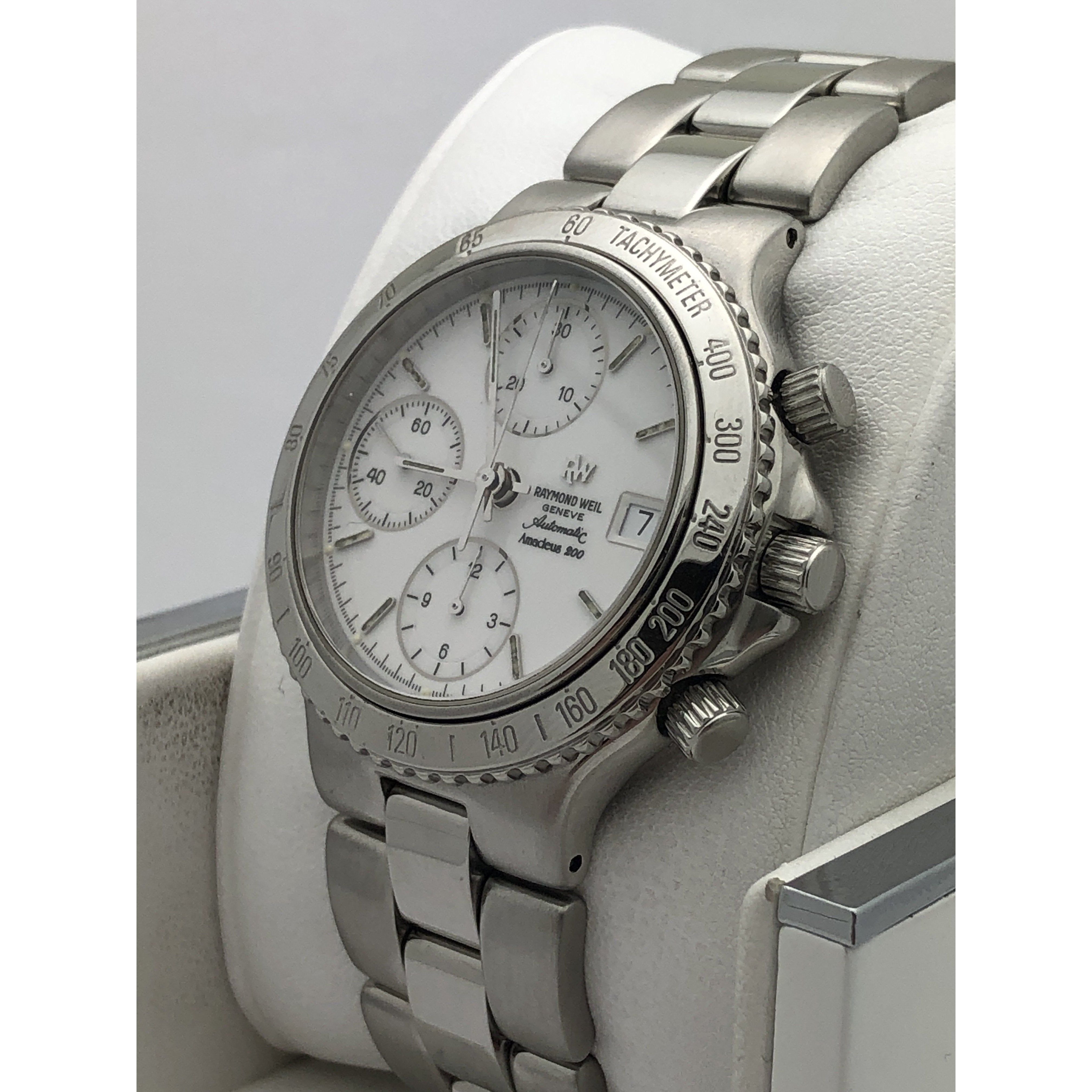 Raymond Weil Geneve Amadeus 200 Unisex White Dial Automatic Watch
