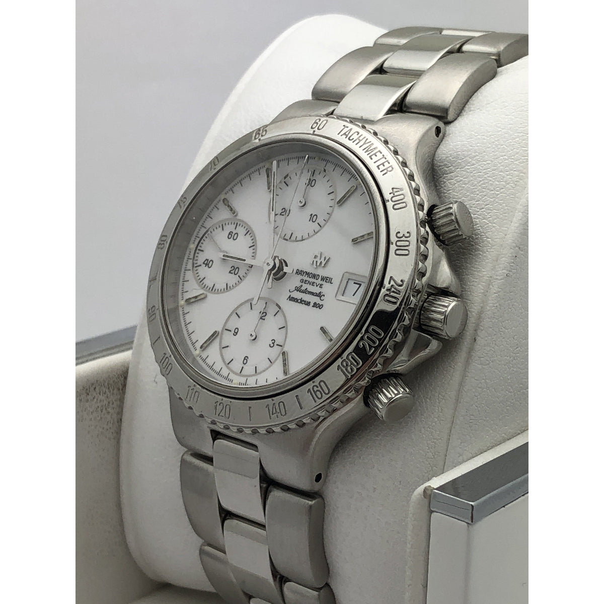 Raymond Weil Geneve Amadeus 200 Unisex White Dial Automatic Watch 7701