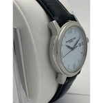 Raymond Weil Geneve Unisex White Dial Black Leather Strap Watch 5376M
