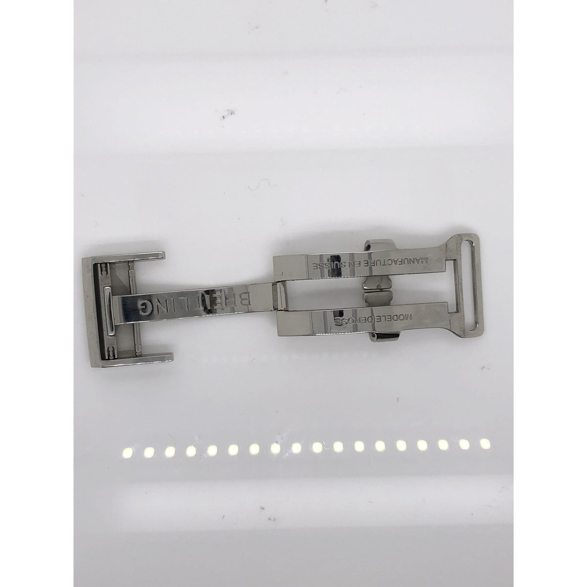 Breitling Toka Silver Stainless Steel Fold Over Buckle 20mm A20D.S