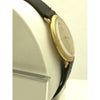 Omega Men's 14K Yellow Gold Vintage Mechanical Lizard Strap Watch N6614