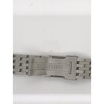 Breitling Silver Stainless Steel Strap Deployment Buckle 22-18 mm 740A