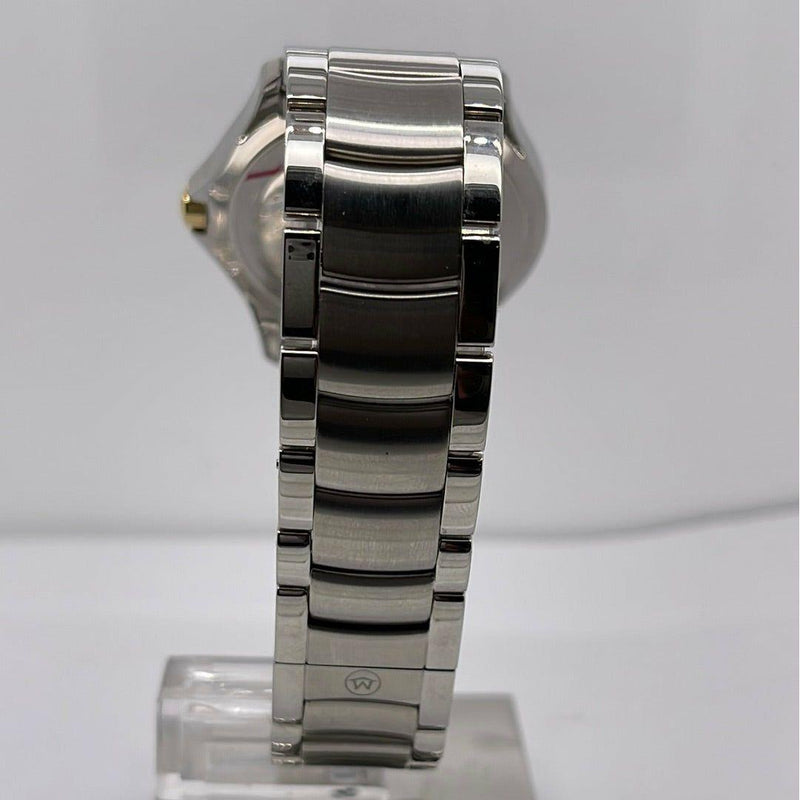 Movado Men's Military Museum Black Dial Silver Tone Stainless Steel Bracelet Watch 81G21855