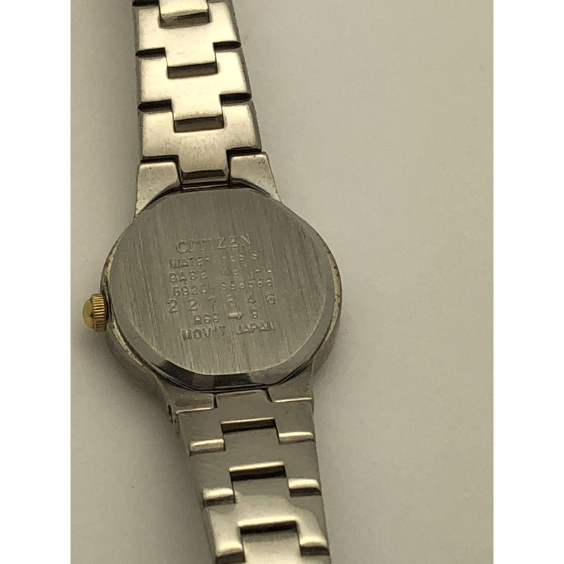 Citizen Ladies Quartz Silver Dial Two Tone Stainless Steel Watch 227846