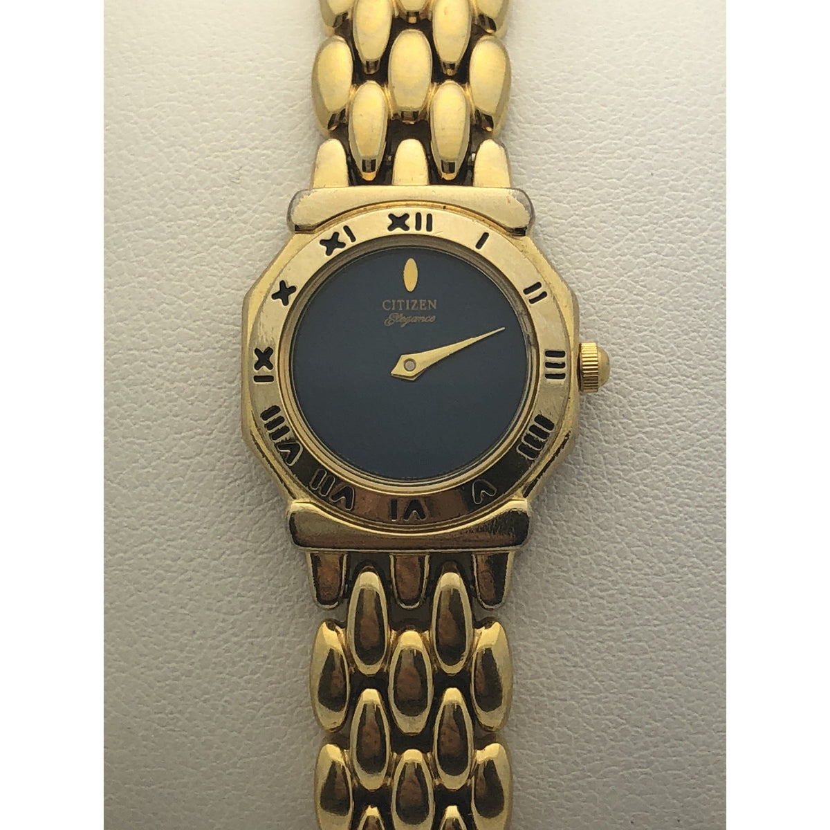 Citizen Elegance Ladies Blue Dial Stainless Steel Bracelet Watch 785565