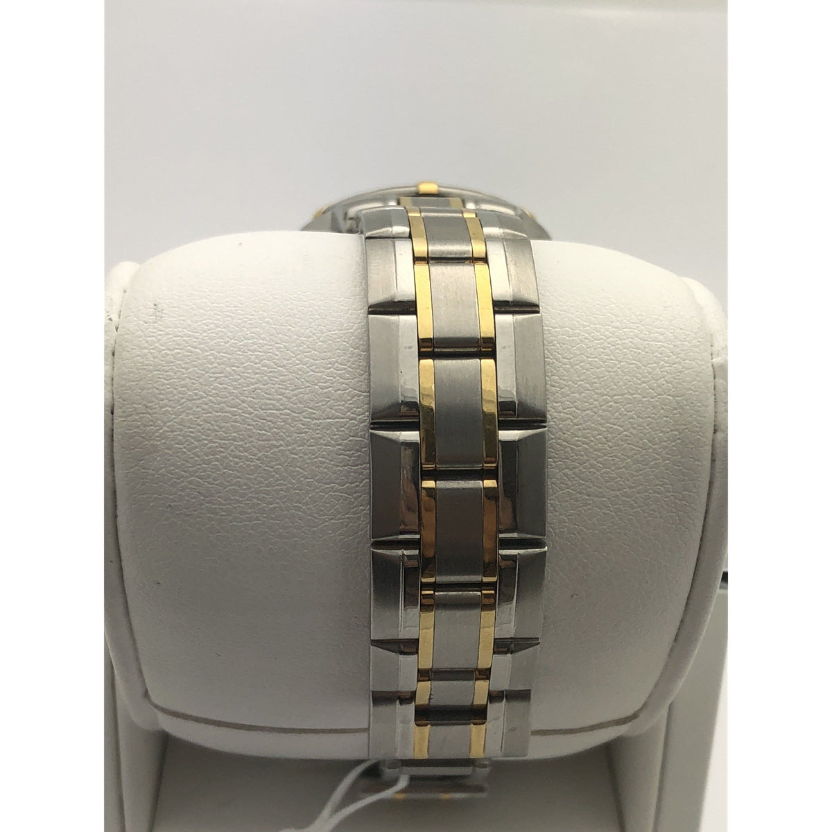 Movado Ladies Quartz White Dial Two Tone Stainless Steel Watch 0602952