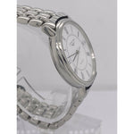 Longines Ladies White Dial Silver Tone Stainless Steel Bracelet Automatic Watch L4.721.4