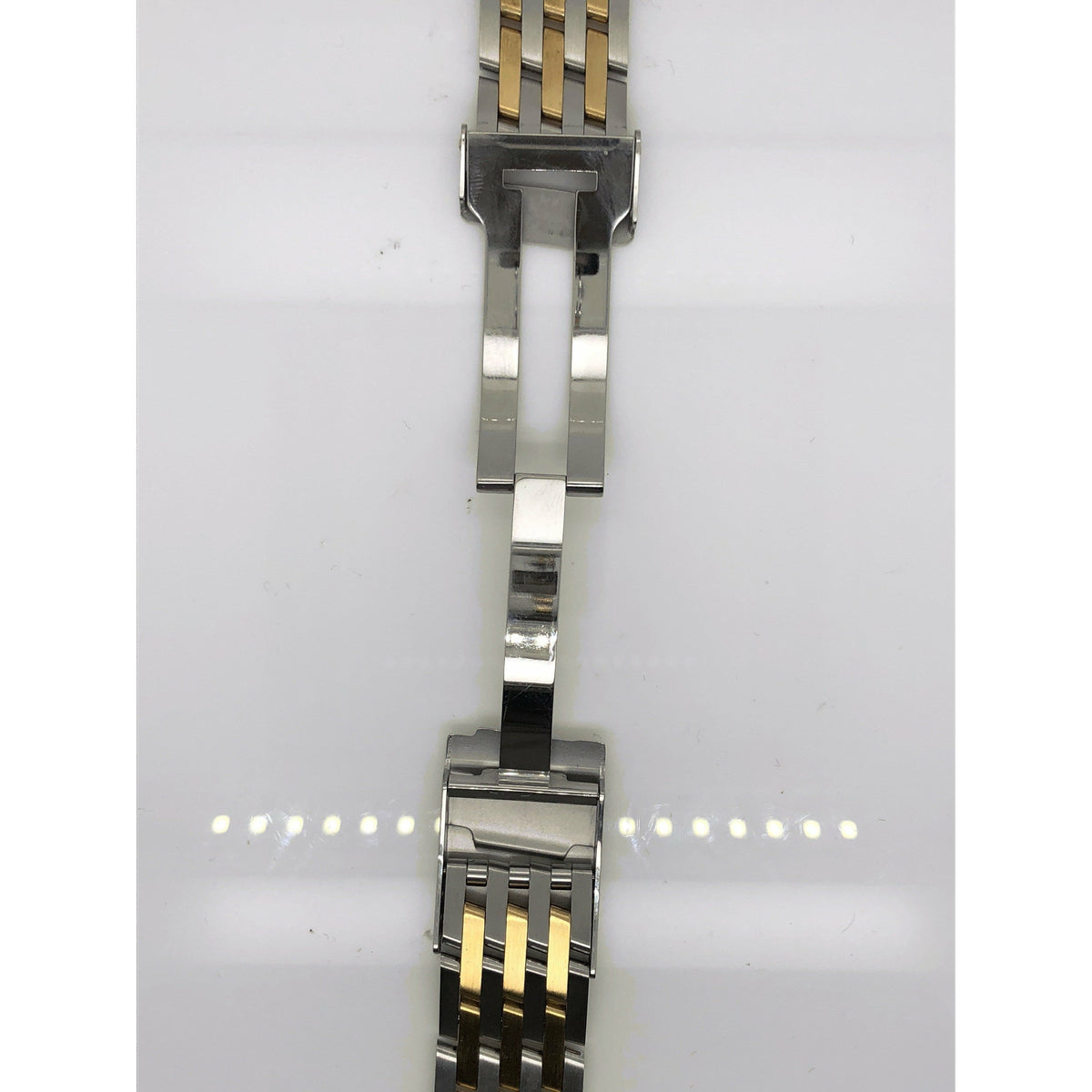 Breitling Two Tone Stainless Steel Strap Deployment Buckle 22-18mm 431D