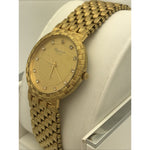 Parousia Italy Unisex Gold Tone Dial Gold Tone Stainless Steel Watch P2044M
