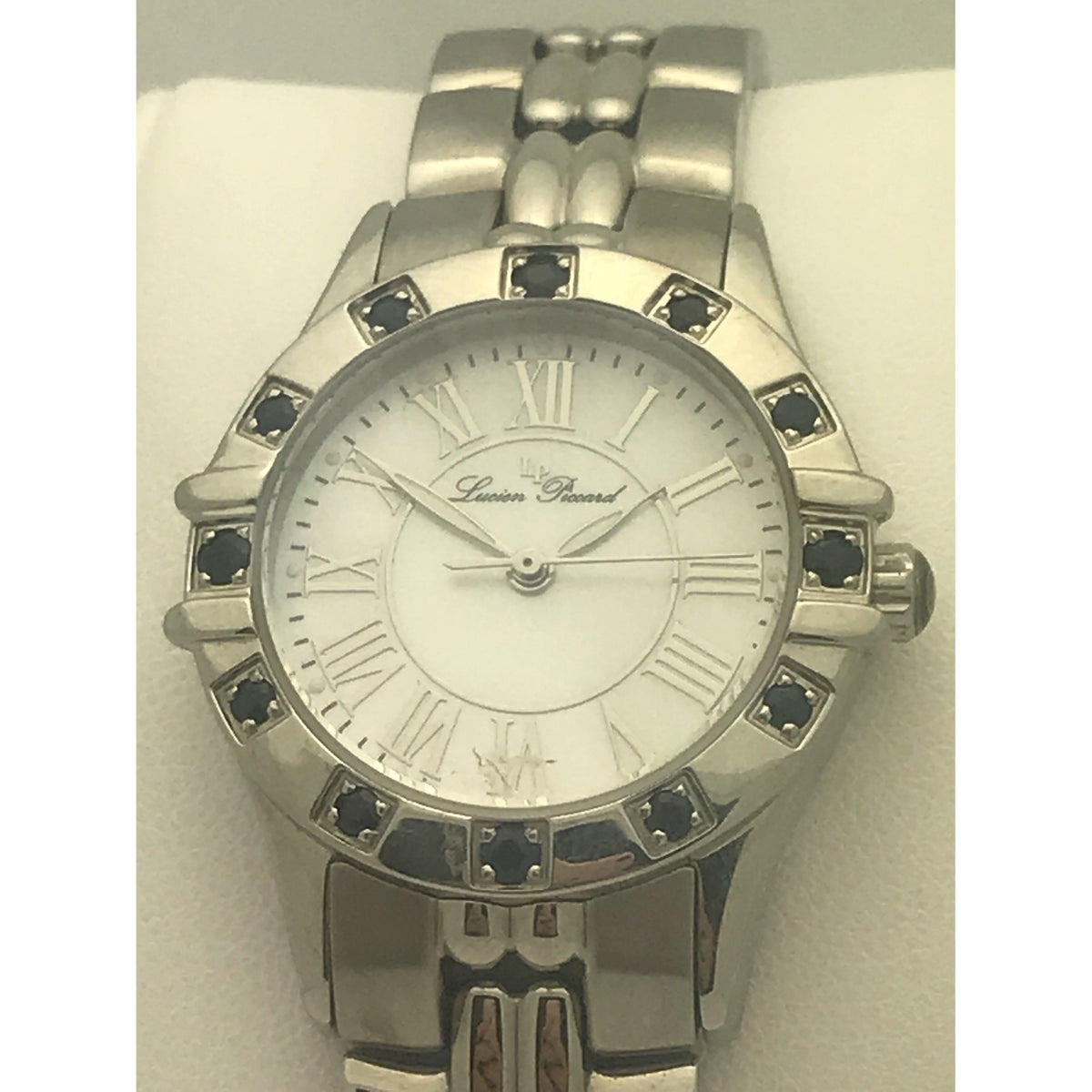 Lucien Piccard Ladies Mother of Pearl Dial Stainless Steel Watch 26985SSBU
