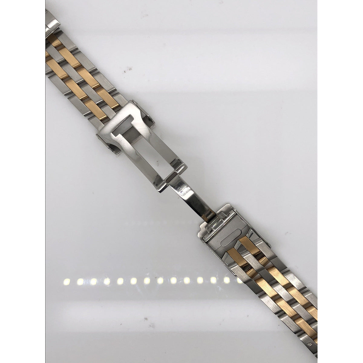 Breitling Two Tone Stainless Steel Strap Deployment Buckle 16-14mm 367C