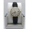 Tiffany & Co. Unisex 14K Gold Case Black Leather Strap Automatic Watch