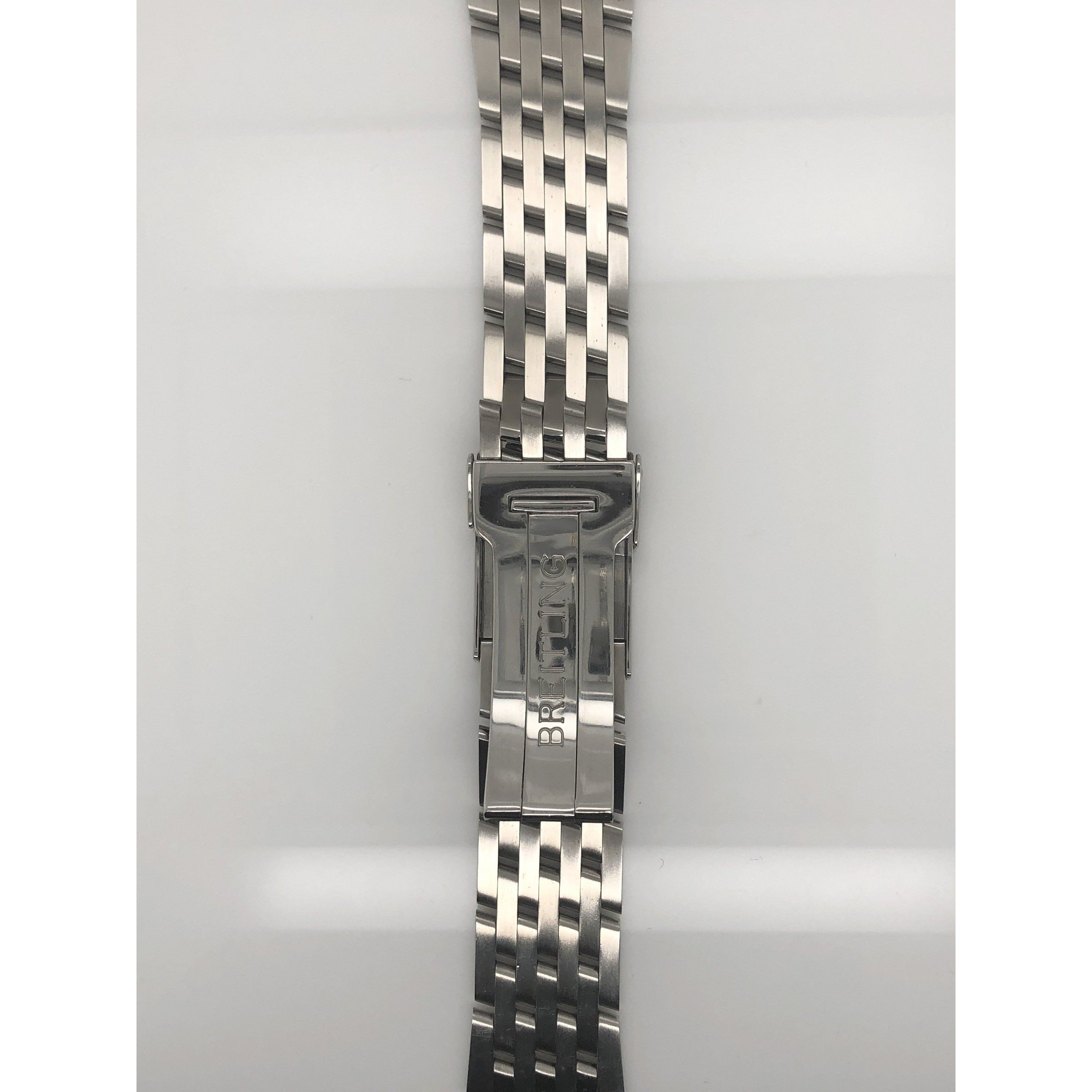206A Breitling 22mm Brushed Stainless Steel Watch Bracelet