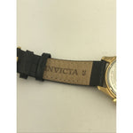 Invicta Angel Ladies Black Dial Black Calf Leather Band Watch 0579
