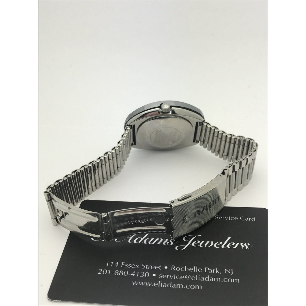 Rado DiaStar Men's Original Tungsten & Steel Silver Dial Watch 648.0408.3