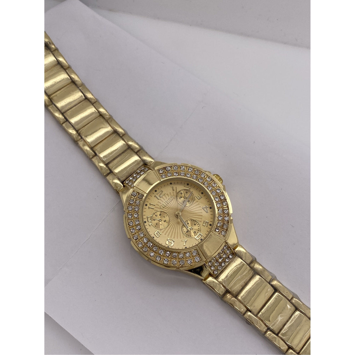 Guess Ladies Yellow Gold Dial Yellow Gold Stainless Steel Watch 10767