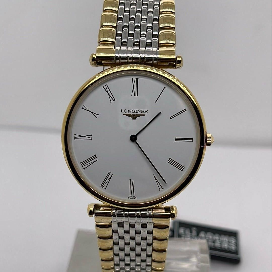 Longines La Grande Classique Men's White Dial Two Tone Stainless Steel Bracelet Watch L46352