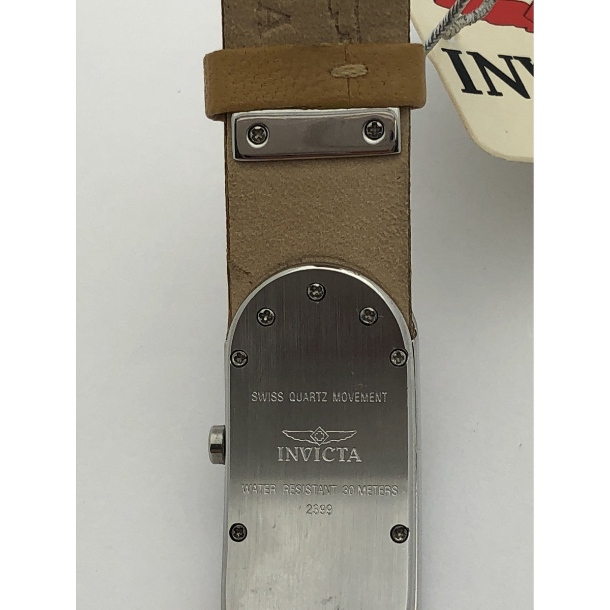 Invicta Ladies Real Diamonds Quartz Gold Tone Dial Diamond Markers Watch 2399