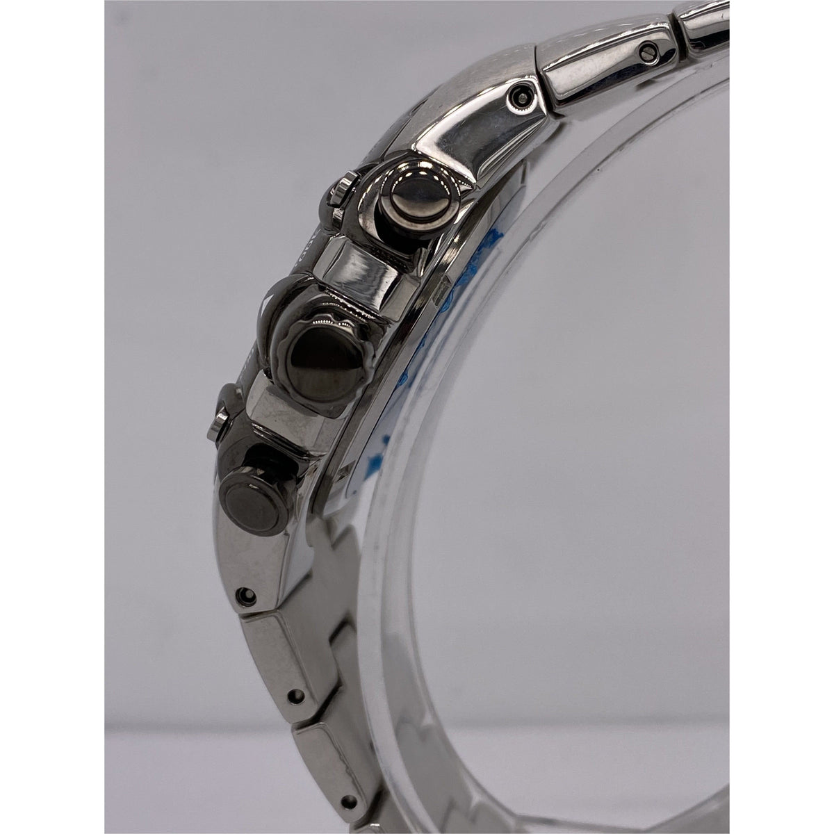 Pulsar Men's Chronograph 100M Grey Dial Silver Stainless Steel Bracelet Watch 670389
